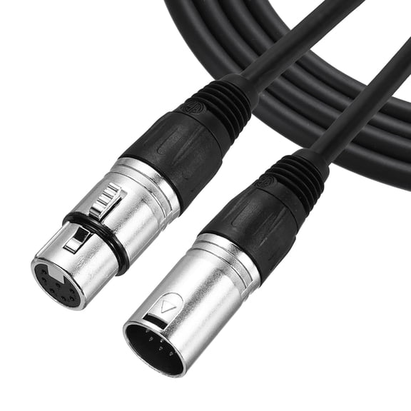 YANTONG 3ft 7 Pin XLR Cable XLR Male to Female Adapter Microphone Cable for Stage Studio Cable