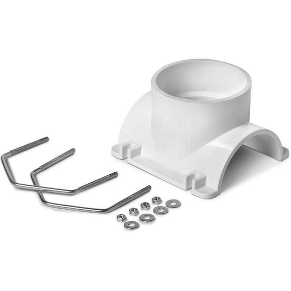 YANTONG 4 in. x 4 in. PVC Saddle Tee Kit