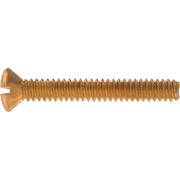 YANTONG 4199 Bright Brass Electrical Switch Plate Screw 6-32 x 1 in. (20-Pack)