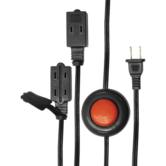 YANTONG 45512 9-Foot 3-Outlet Foot Switch Extension Cord