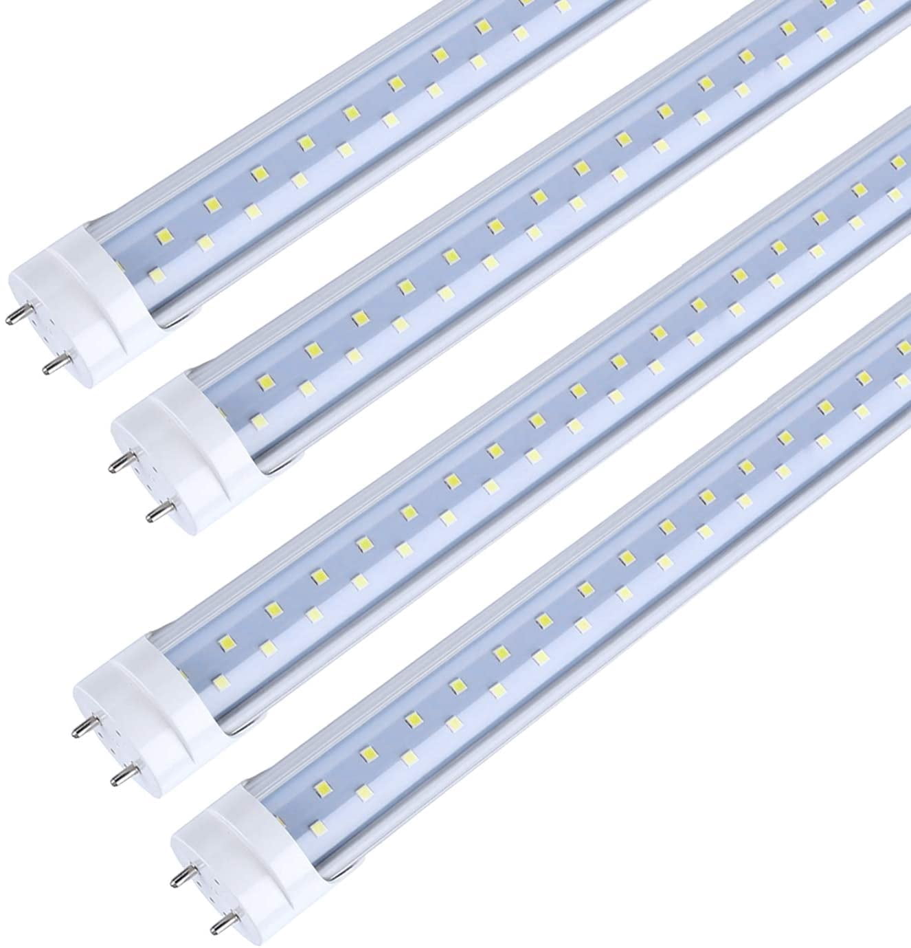 YANTONG 4FT LED Light Bulbs, T8 4FT LED Tube Lights 28W 5000K Daylight ...