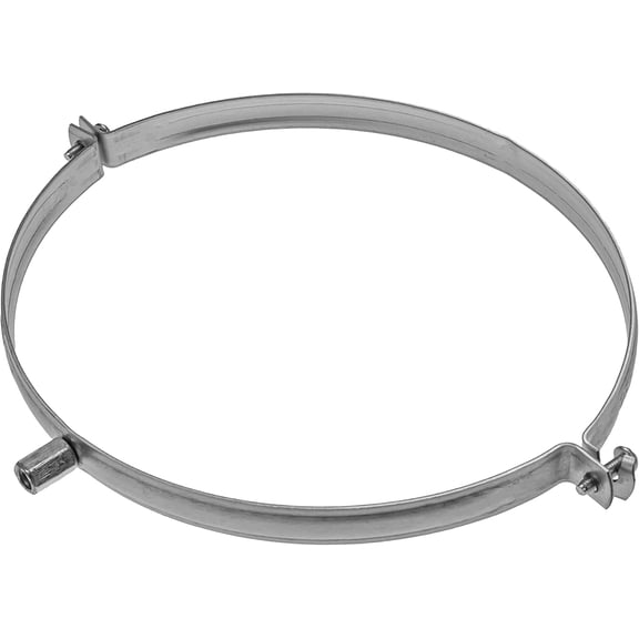 YANTONG 6.3" Inch Galvanized Pipe Hanger - Conduit Mounting Support - PVC Tube Brackets - Metal Pipe Clamps - Tube Wall Mounting Bracket Clamp Holder - 6in Pipe Clamp Fittings