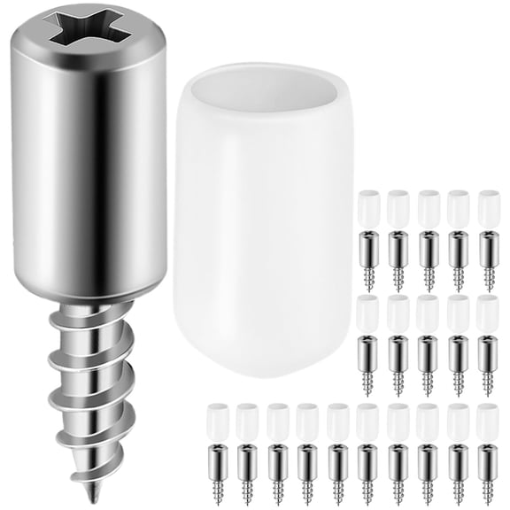 YANTONG 70pcs Shelf Support Screw in Pegs with Rubber Cushioned Sleeve, Manganese Steel Self Tapping Cabinet Screws for Quick Installation, Multi-Application Compatibility in Kitchen