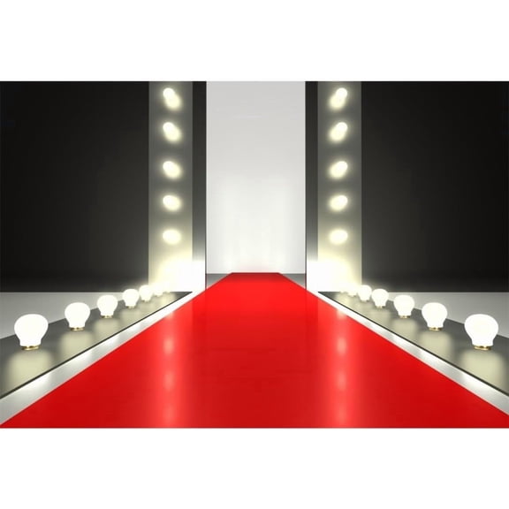 YANTONG 7x5ft Red Carpet Backdrop for Photography Movie Night Show Stage Spotlights Background for Wedding Bridal Shower Birthday VIP Red Carpet Theme Party Decor Portrait Photo Shoot Props