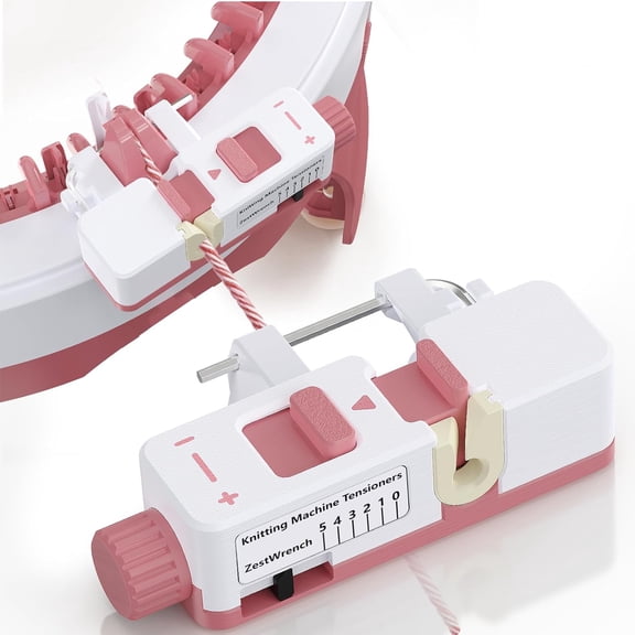 YANTONG Circular Knitting Machine Tensioner for Sentro 40/48 Needles, 360 No-Drop Yarn Winder, One-Touch Release for Effortless Feeding, Fits Electric & Manual Knitting Machines, Ergonomic Design