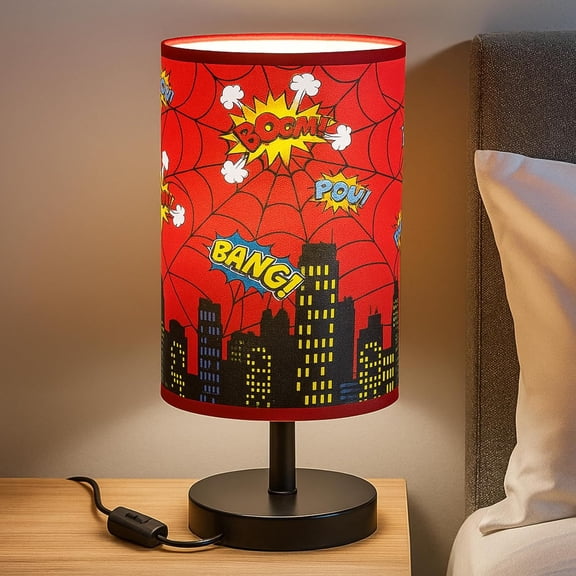 YANTONG City Table Lamp 3 Colors Dimmable Lights 11.02 x 5.12 Inch Hero Night Light Skyscraper Building Bedside Lamps Decoration for Bedroom Desk Birthday Gifts for Christmas
