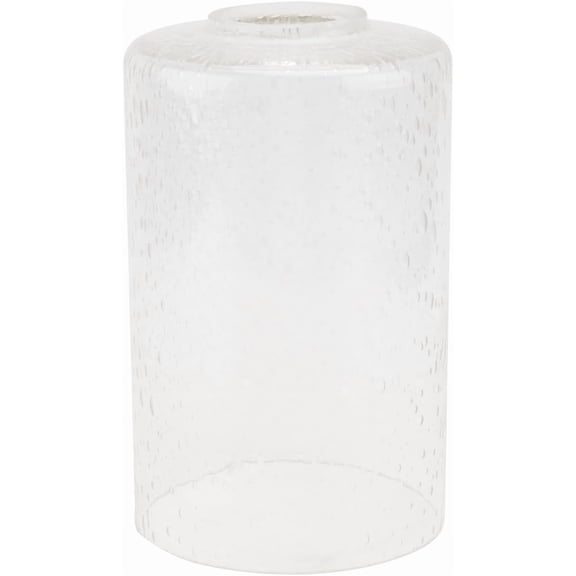 YANTONG Decorative Glass Lampshade 5.90X5.90X3.93In Transparent Lamp Chimney Replacement Shade Cover for Pendant Floor Table Lamps with Soft Diffuse Lighting