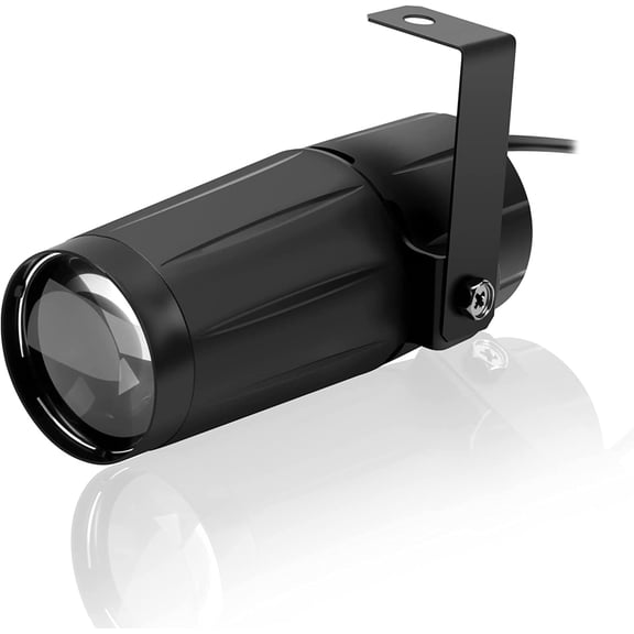 YANTONG Disco Ball Pinspot Light White Color Beam Stage Spotlight for Mirror Ball Lighting Theater Karaoke DJ Events Club Birthday Dance Party (1 Pack)