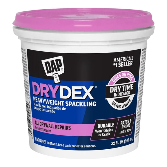 YANTONG DryDex Dry Time Indicator Spackling, Pink/White, 32 Oz (7079812330)