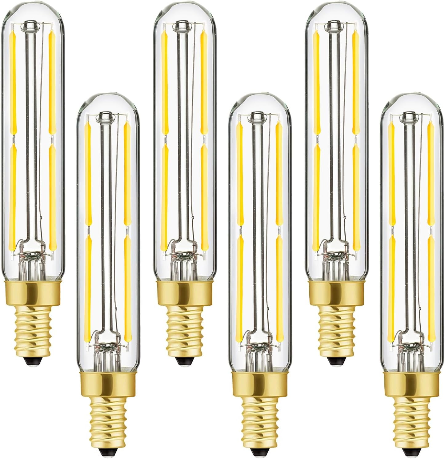 YANTONG E12 LED Bulb Dimmable 4W Equal 3000K Soft White T6 B11 Candelabra Bulb 40 watt for Chandeliers,Ceiling Fan,Pendant,Wall sconces AC120V 400LM e12 Light Bulb 6Pack