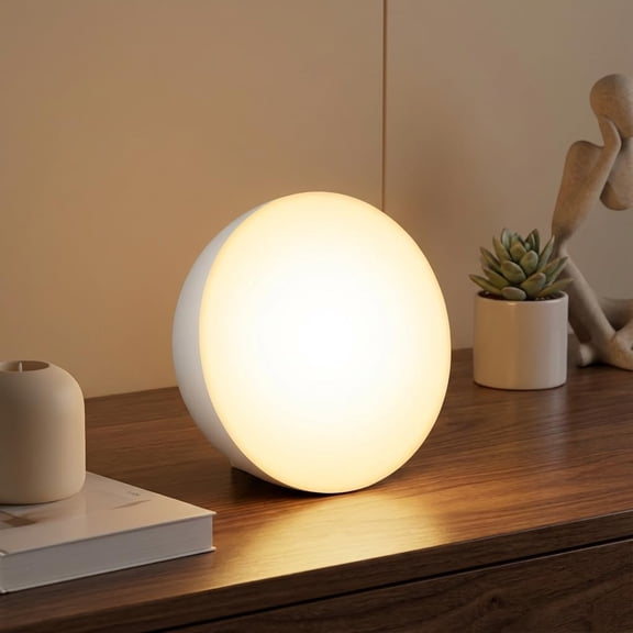 YANTONG Gravity Sensor Cordless Table Lamp - 2700K Warm Light Rechargeable 2200mAh Battery Operated, Portable Mini Night Light for Nursery/Camping,No Button Tilt to Light, Bedroom/Outdoor/Gift