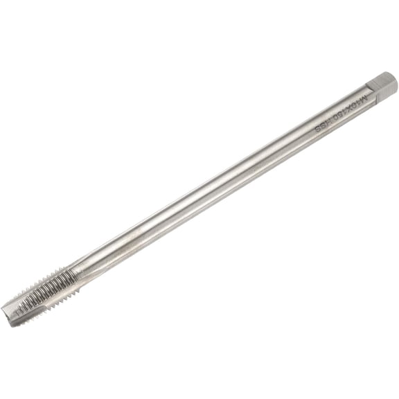 YANTONG M10 x 1.5 H2 Metric Spiral Point Thread Tap, 150mm (6") Extra Long Screw Tap Threading Tapping Tool, High Speed Steel Machine Taps Tapping Bit