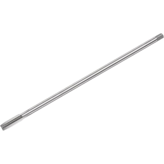 YANTONG Metric Thread Tap M8 x 1.25 H2 200mm Extra Long Straight Flute Screw Thread Milling Machine Taps Threading Tapping Repair Tool