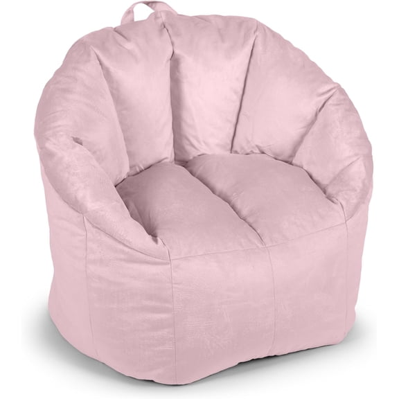 YANTONG Milano Plush Desert Rose Beanbag Chair