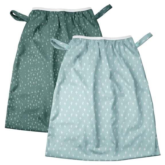 YANTONG Pail Liner for Cloth Diapers, Reusable and Washable Waterproof Pail Liner with Strap for Diaper Pails, 2 Pack(P002)