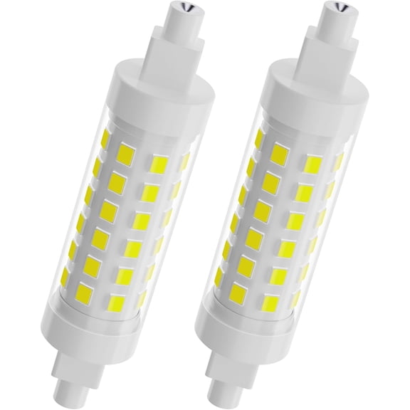 YANTONG R7S LED Bulb 78mm 100W T3 Halogen Bulb Equivalent Dimmable J Type Linear Double Ended Floodlight Bulbs for Work,Security,Landscape Lights,Floor Lamps,120V 9W Daylight White 6000K,2 Pack