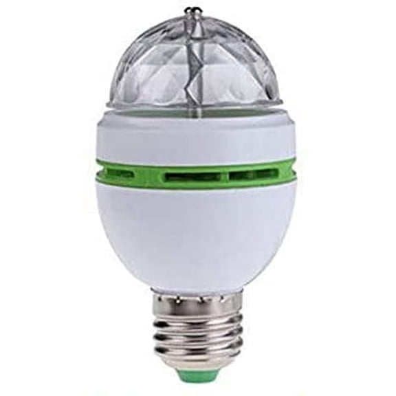 YANTONG Rotating LED Strobe Bulb Multi Changing Color Crystal Stage Light E27 Base