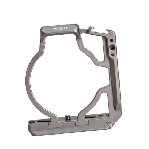YANZUO Camera Cage Aluminum Video Camera Rig For Canon EOS R Camera(Titanium)