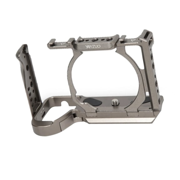 YANZUO Camera Cage Aluminum Video Camera Rig For Sony A6700 Camera(Titanium)