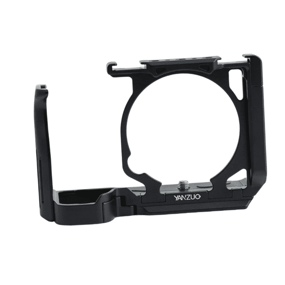 YANZUO Camera Cage Aluminum Video Camera Rig For Sony ZVE10 II Camera(black)