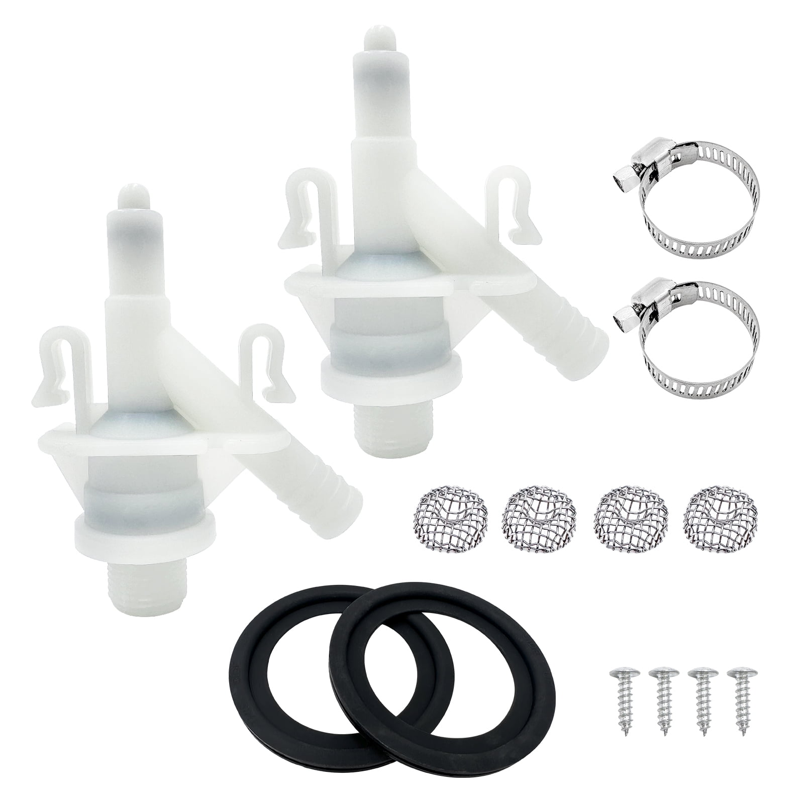 YAOAWE 2Pack 385311641 Water Valve Kit for Sealand and Dometic Toilets Series 300, 310, 320