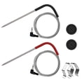 thumbnail image 1 of YAOAWE 2-Pack Meat Probe Replacement for Pit Boss Pellet Grills and Smokers, 3.5mm Temperature Probe for PitBoss, with Probe Grommets and Probe Clips, 1 of 7
