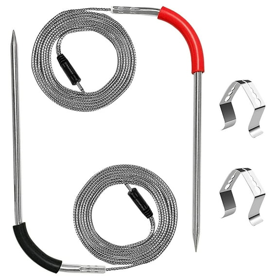 YAOAWE 2-Pack iGrill Meat Probe Replacement for All Weber Gas Grill, Smoke Fire Pellet Grill and Weber Connect Smart