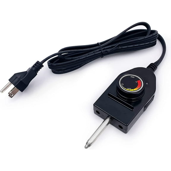YAOAWE Adjustable Control Smoker Cord, Replacement Thermostat for Masterbuilt Electric Smoker and Most Electric Turkey Fryers & Other Grill Heating Elements