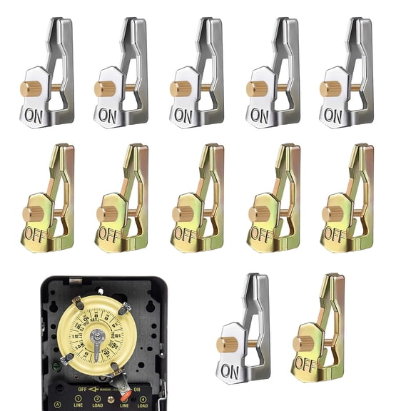 YAOAWE Replacement Intermatic 156T1978A Time Switch Tripper Kit, Compatible with Intermatic T100 Series Pool Timer - 6 ON/6 OFF/12 Screws