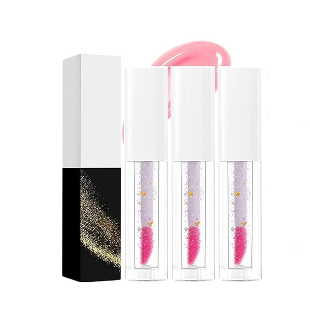 YAOC Boss Up Cosmetics Color Changing Lip Oil, Clear to Pink ...