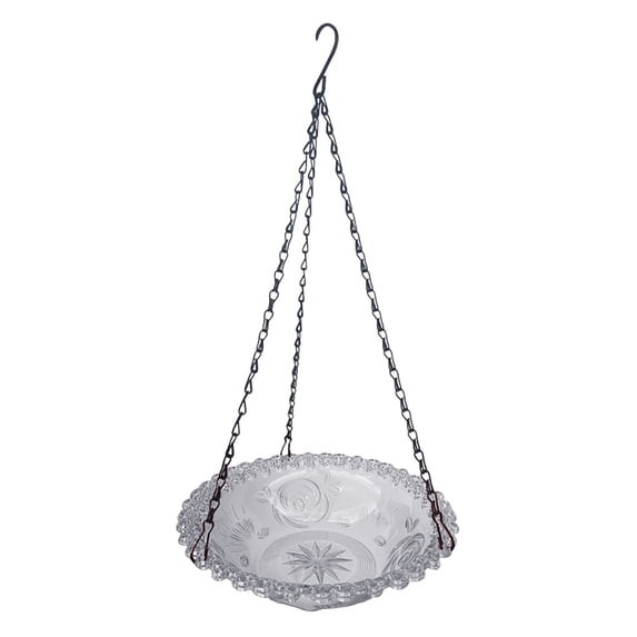 YAOCHXINNNN Cages Lovers Ideas Window Feeders for outside Removable Tray Hanging Bird Bath Outdoor Birdbath Bowl 2024 New Hanging Bird Feeder Tray For Garden Patio Backyard