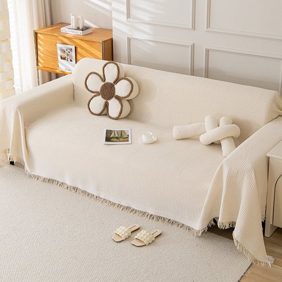 YAOLAN Cotton Sofa Cover Chenille Sofa Towels Furniture Protector 1 2 3 4 Seat Washable