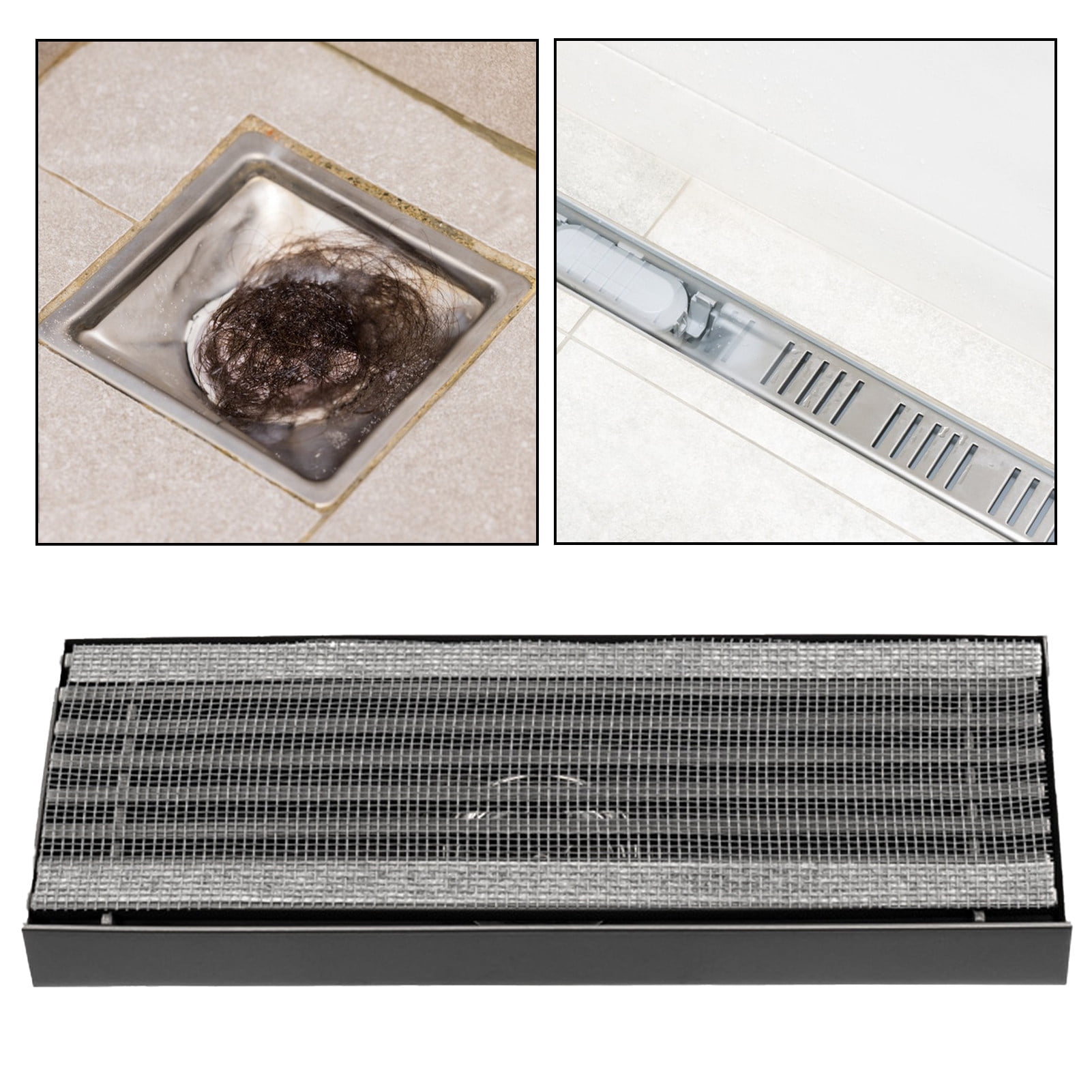 YAOMOBB Floor Drain Cover for Hair Floor Drain Hair Catcher Sticker