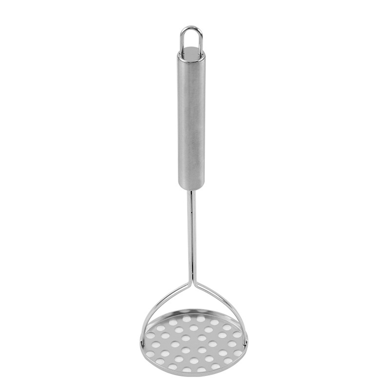 YAOMOBB Manual Potato Masher Long Handle Stainless Steel Potato Masher