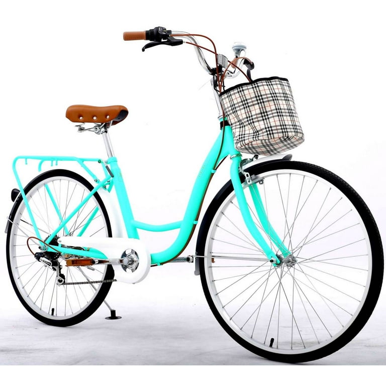 Woman sun deals beach cruiser