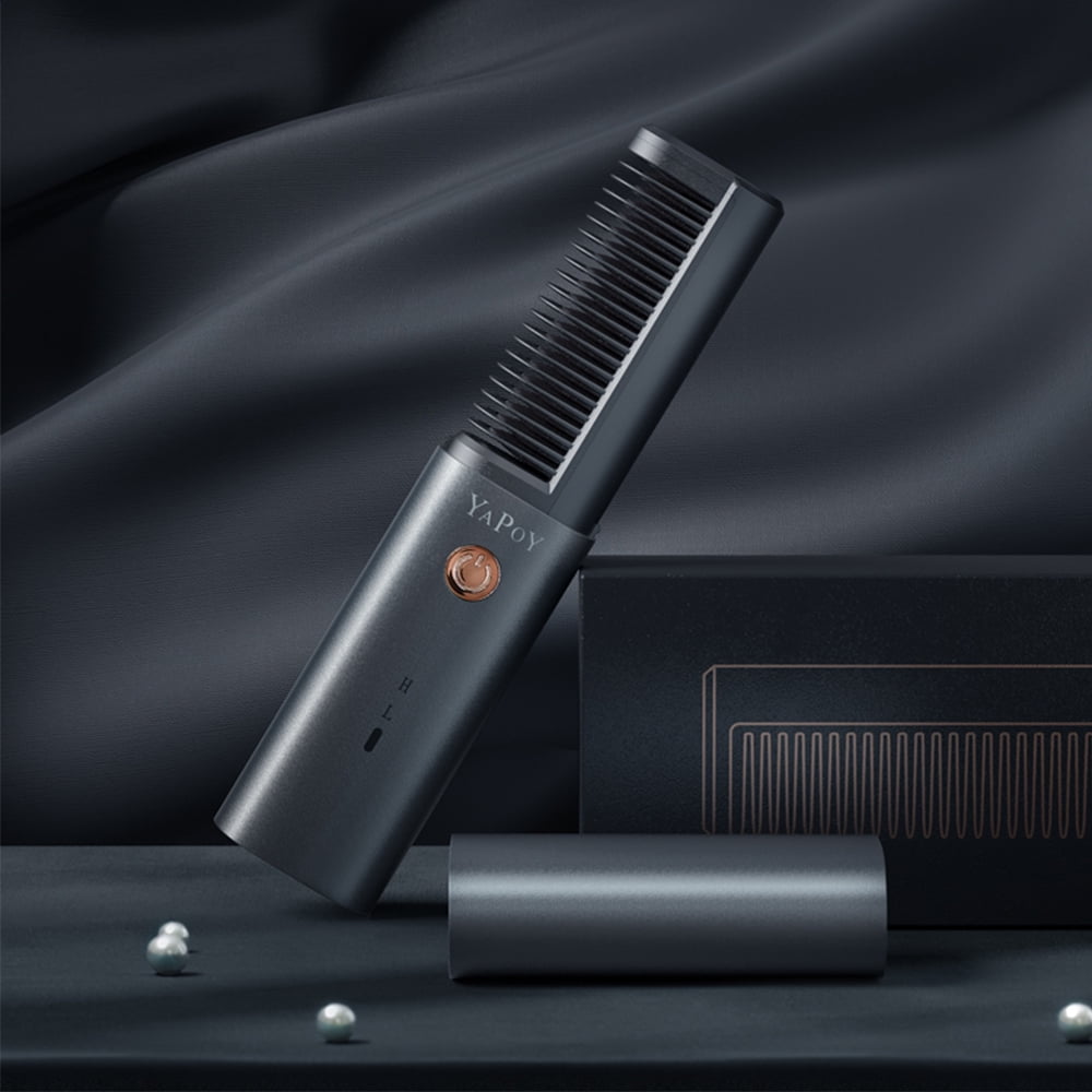 YAPOY Wireless Hair Straightening Brushes Heating Hair Brush