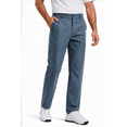 thumbnail image 1 of YAPPO Men's Stretch Dress Pants, Quick Dry Business Casual Slacks, Straight Fit for Office, Golf & Travel, 30" Inseam, 1 of 7