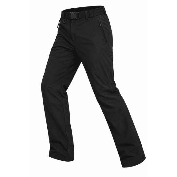 YAPPO Men's Lightweight Hiking Pants, Quick-Dry 4-Way Stretch Water-Resistant Outdoor Work Pants with 4 Pockets