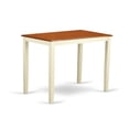 thumbnail image 1 of 5 Piece Shelton Set - Round Table & 4 Chairs in Linen White Finish. Faux Leather Seats. Perfect for Casual Meals & Family Gatherings., 1 of 2