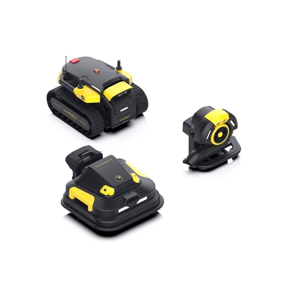 YARBO Robot Lawn Mower Pro and Robot Blower with Modular Design, Wire-Free Setup, Auto-Recharging, AI Multi-Zone Mapping & RTK GPS for Navigation