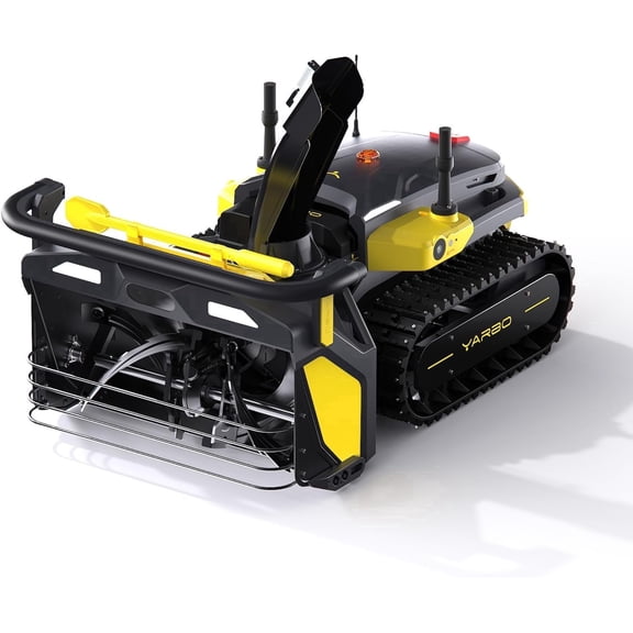 YARBO Snow Blower Robot, 24/7 Autonomous 2-Stage Robotic Snowblower, 6-40ft Throwing Distance, 12" Cleaning Height, Auto-Mapping