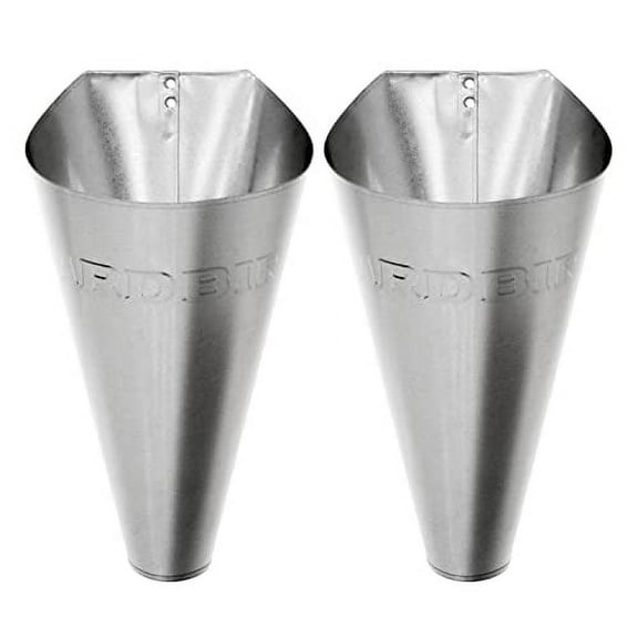 YARDBIRD 43650 Steel 2-Pack Medium Galvanized Poultry Restraining Cones