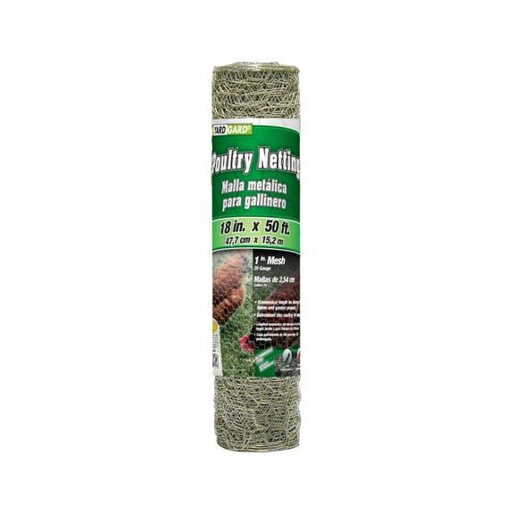 YARDGARD 1.5 Foot X 50 foot 1 Inch Mesh Poultry Netting
