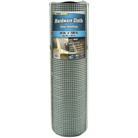YARDGARD 19 Gauge 1/2 Inch Mesh 2.5 Foot x 100 Foot Galvanized Hardware Cloth