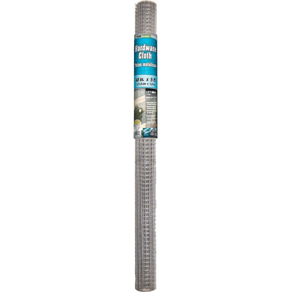 YARDGARD 19 Gauge 1/2 Inch Mesh 4 Foot x 5 Foot Galvanized Hardware Cloth
