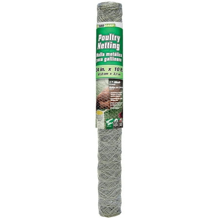 YARDGARD 2 Foot X 10 foot 1 Inch Mesh Poultry Netting