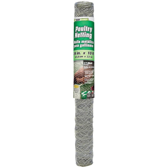 YARDGARD 2 Foot X 10 foot 1 Inch Mesh Poultry Netting