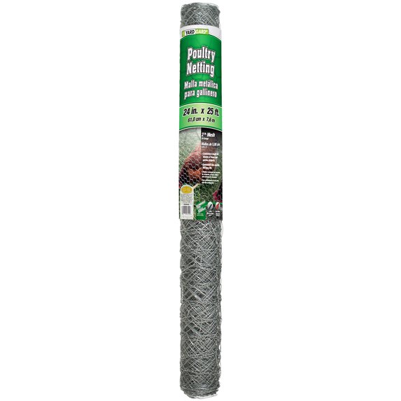 YARDGARD 2 Foot X 25 Foot 2 Inch Mesh Poultry Netting