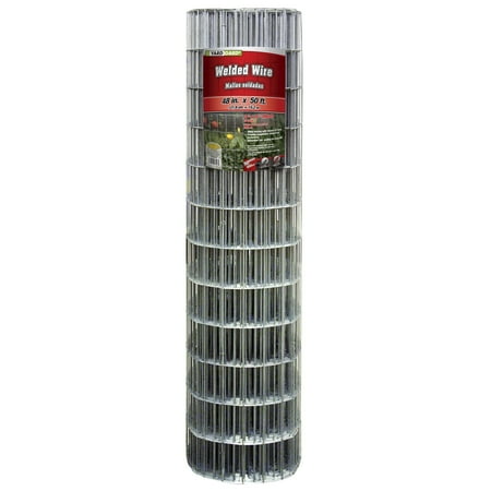 YARDGARD 2 Inch By 4 Inch Mesh, 48 Inch by 50 Foot Galvanized Welded Wire Fence