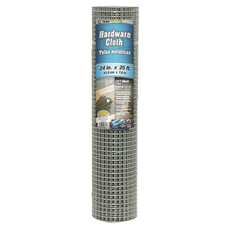 YARDGARD 2’ x 25’ Hardware Cloth Netting with Double Coated Rust Resistance